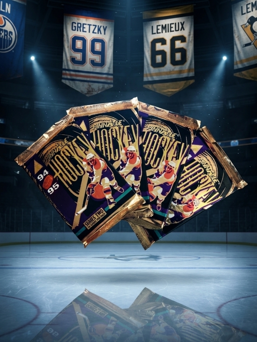 Collector Curated 4-Pack Series #2 Pinnacle Hockey Card Pack Portfolio